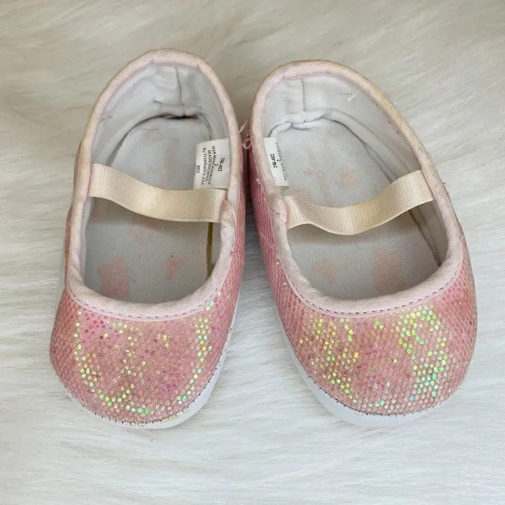 Trimfoot and Bon Bebe Size 2 Baby Girl Shoes BUNDLE
